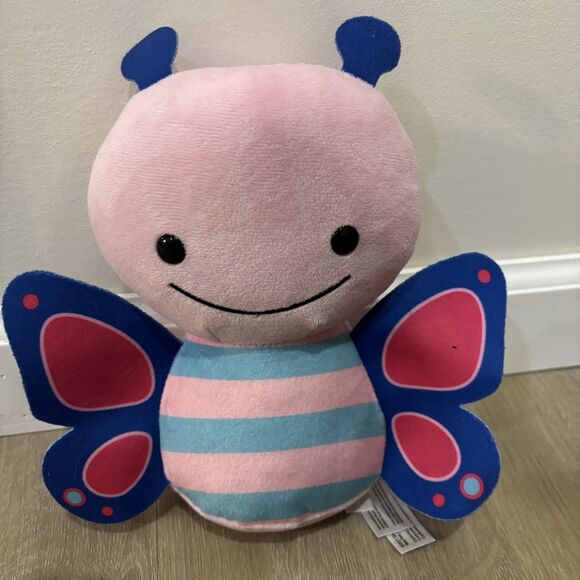 Skip Hop Zoo Baby Plush Stuffed Animal, Butterfly - Picture 4 of 9